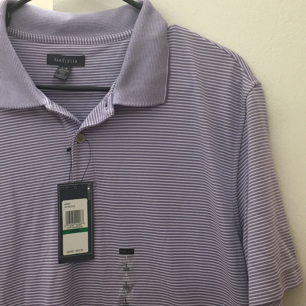 Van Heusen - *Brand New* Light Purple Polo Shirt